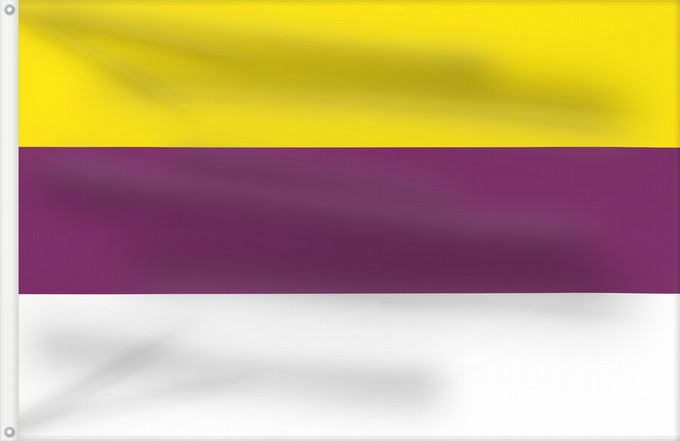 Bandera, con dos ojales metálicos y lado del asta reforzado: Vinyols i els Arcs It is easy to put a border around this flag image