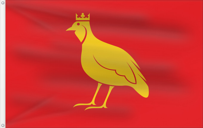 Flagge, mit zwei Metallösen und verstärktem Besatzband: Aunis	French province of Aunis	L Aunis	Banniel proviñs Aunis	Drapèu d Aunis