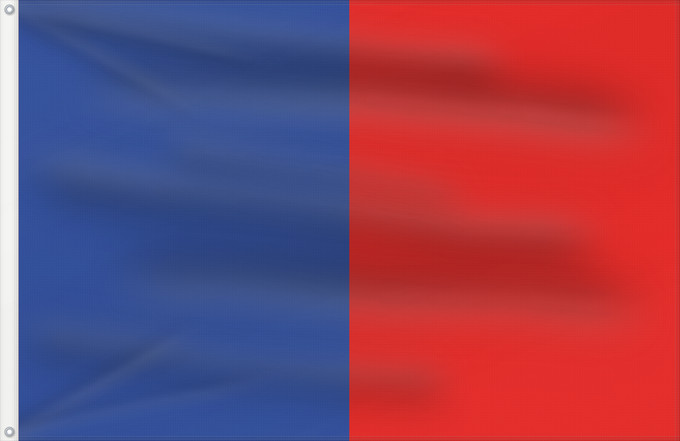 Flag, with two metal eyelets and reinforced hoist: Commune de Petite-Synthe 59 Nord-France Petite-Synthe (59) Commune de Petite-Synthe 59 Nord-France Divisé en deux verticalement