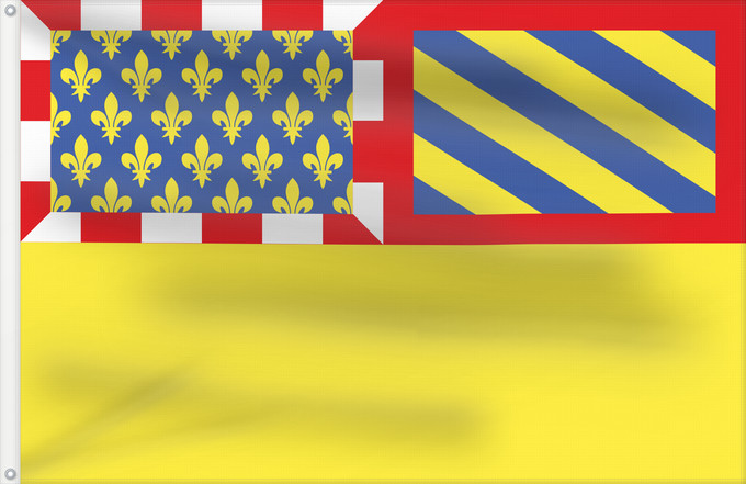 Flag, with two metal eyelets and reinforced hoist: Non-officiel fr département Côte-d Or Côte-d Or Département de la Côte-d Or Côte-d or Département Côte-d'Or (inoffiziell) Dipartimento della Côte-d'Or (non ufficiale)