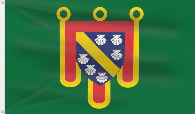 Bandera, con dos ojales metálicos y lado del asta reforzado: Fr département Cantal	Cantal	Département du Cantal