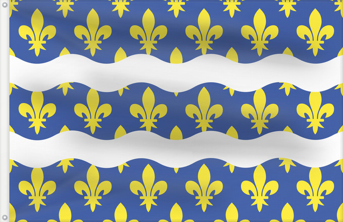 Flag, with two metal eyelets and reinforced hoist: Culturel pour le département de Seine-et-Marne Seine-et-Marne Département de la Seine-et-Marne Senna e Marna