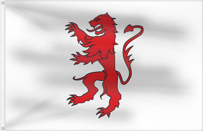 Flagge, mit zwei Metallösen und verstärktem Besatzband: Gers	Department of Gers	Banniel Gers