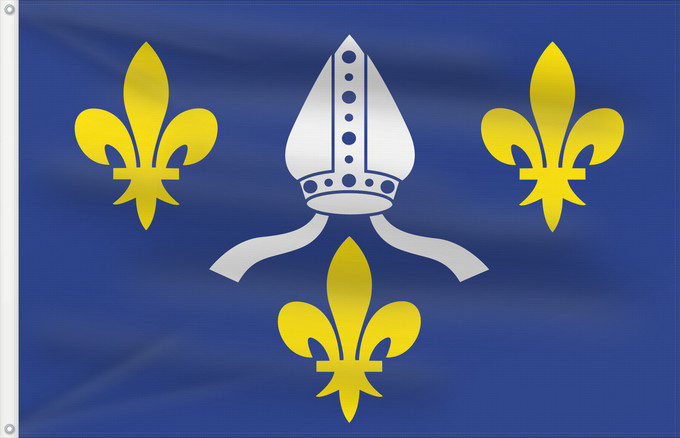 Drapeau, avec deux œillets métalliques et guindant renforcé : Saintonge French province of Saintonge Province du Saintonge Banniel Proviñs Saintonge