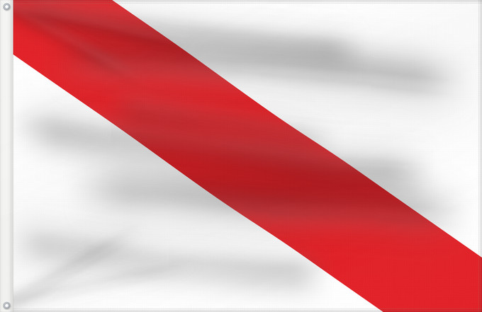 Flagge, mit zwei Metallösen und verstärktem Besatzband: Strasbourg	Estrasburgo	Straßburg	Strasburgo
