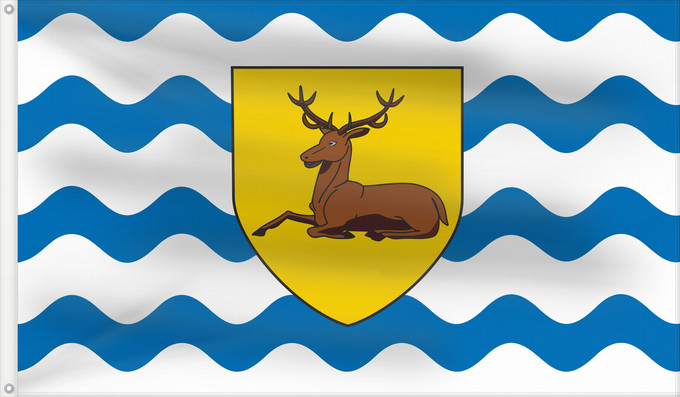Bandera, con dos ojales metálicos y lado del asta reforzado: County Flag of Hertfordshire	Hertfordshire	Hertfordshire flag
