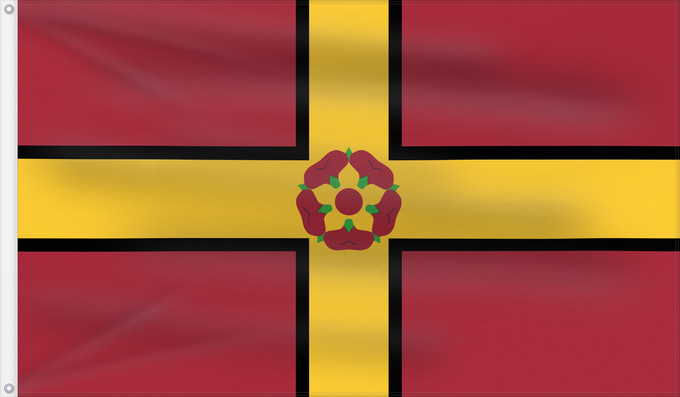 Flag, with two metal eyelets and reinforced hoist: Northamptonshire Historic county of Northamptonshire