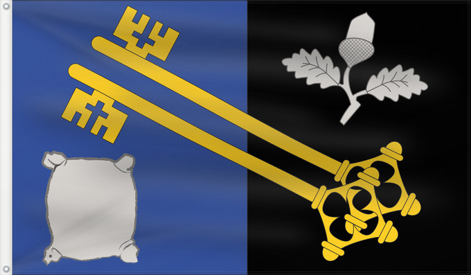 Flag, with two metal eyelets and reinforced hoist: County flag of Surrey The County Flag of Surrey Surrey