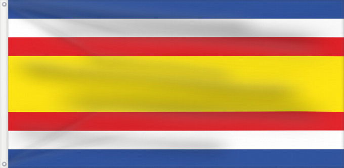 Drapeau, avec deux œillets métalliques et guindant renforcé : Guatemala  1858–1871	Guatemala 1858-1871	Guatemala (1858–1871)