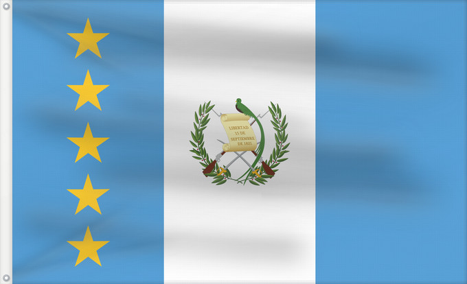 Drapeau, avec deux œillets métalliques et guindant renforcé : President of Guatemala President of Guatemala standard Étendard du président du Guatemala Estandarte del presidente de Guatemala Präsidentenstandarte von Guatemala Stendardo del presidente del Guatemala