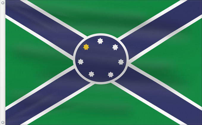 Drapeau, avec deux œillets métalliques et guindant renforcé : Adigeni