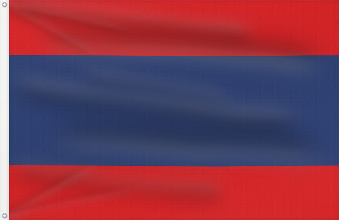 Bandera, con dos ojales metálicos y lado del asta reforzado: Ottoman Greece	The  Graeco-Ottoman  civil ensign