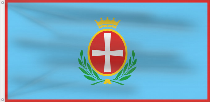 Bandera, con dos ojales metálicos y lado del asta reforzado: Svečana zastava Bala	The ceremonial flag of the Municipality of Bale	Die zeremonielle Flagge der Gemeinde Bale	Da ceremonia del Comune di Valle	Svečana zastava općine Bala	Svečana zastava občine Bala