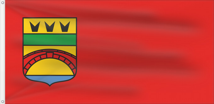 Drapeau, avec deux œillets métalliques et guindant renforcé : Barbana Municipality of Barban Municipalité de Barban Barban Gemeinde Barban Comune di Barbana d Istria Općine Barbana Občine Barbana