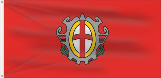 Drapeau, avec deux œillets métalliques et guindant renforcé : Labina	City of Labin	Labin	Stadt Labin	Della Città di Albona	Grada Labina	Mesta Labina