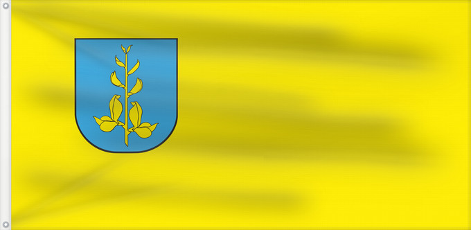 Drapeau, avec deux œillets métalliques et guindant renforcé : Ližnjana	Municipality of Ližnjan	Municipalité de Ližnjan	Municipio de Ližnjan	Gemeinde Ližnjan	Comune di Lisignano	Općine Ližnjana	Občine Ližnjana