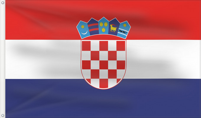 Bandera, con dos ojales metálicos y lado del asta reforzado: Croatia	It is easy to put a border around this flag image	Croatie	Croacia	Kroatien	Croazia	Kroatië	Croácia	Chorwacji	Kroasië	علم كرواتيا	Xorvatiya	Vo Kroàzien	Sciag Charvatyji / Сцяг Харватыі	Ściag Charvatyji / Сьцяг Харватыі	Знаме на Хърватия	ক্রোয়েশিয়