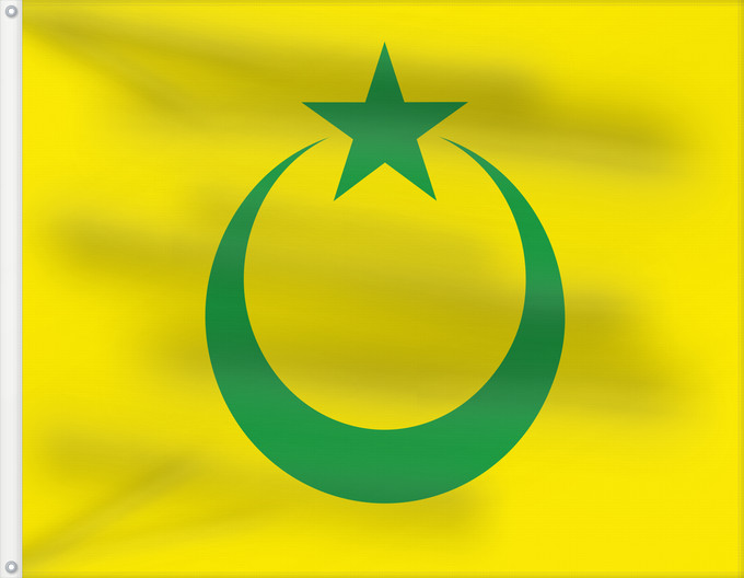 Bandera, con dos ojales metálicos y lado del asta reforzado: Pontianak Sultanate	Sultanat de Pontianak	Sultanato de Pontianak	Pontianak Sultanat	Sultanato di Pontianak	Sultanaat Pontianak	Kesultanan Pontianak	Gendéra Kasultanan Pontianak	Bandéra Kasultanan Pontianak