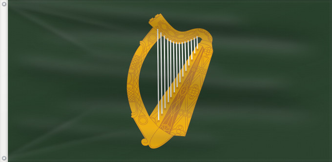 Drapeau, avec deux œillets métalliques et guindant renforcé : Leinster W Leinster