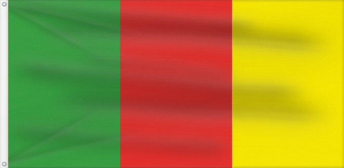 Flag, with two metal eyelets and reinforced hoist: County Carlow	Comté de Carlow	Condado de Carlow	Contea di Carlow