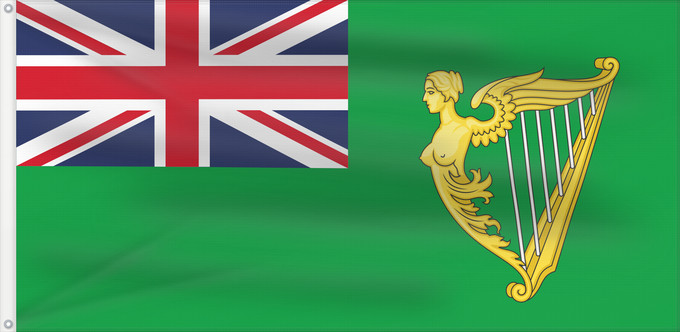 Drapeau, avec deux œillets métalliques et guindant renforcé : Green Ensign