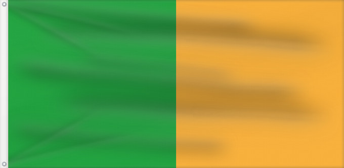 Flag, with two metal eyelets and reinforced hoist: County Kerry	Comté de Kerry	Condado de Kerry	Contea di Kerry