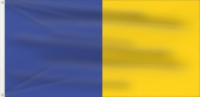 Bandera, con dos ojales metálicos y lado del asta reforzado: County Tipperary	Tipperary County	Comté de Tipperary	Condado de Tipperary	Contea di Tipperary