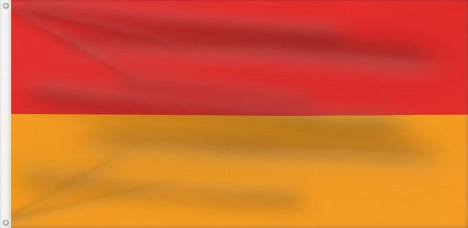 Drapeau, avec deux œillets métalliques et guindant renforcé : Bikaner	Bikaner State (disestablished 1947)	État de Bikaner (dissous 1947)	Estado de Bikaner (disuelto 1947)	Staat Bikaner (aufgelöst 1947)	Stato di Bikaner (soppresso 1947)	Bikaner State  disestablished 1947