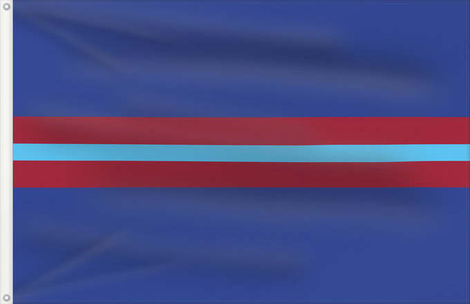Drapeau, avec deux œillets métalliques et guindant renforcé : Of-Indian-Army-Ordnance-Corps	Army Ordnance Corps