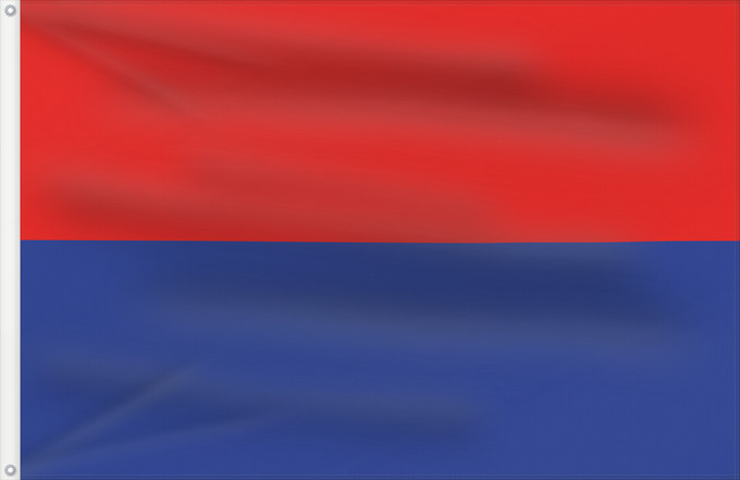 Flag, with two metal eyelets and reinforced hoist: Of-Indian-Army-Regiment of Artillery Regiment of Artillery