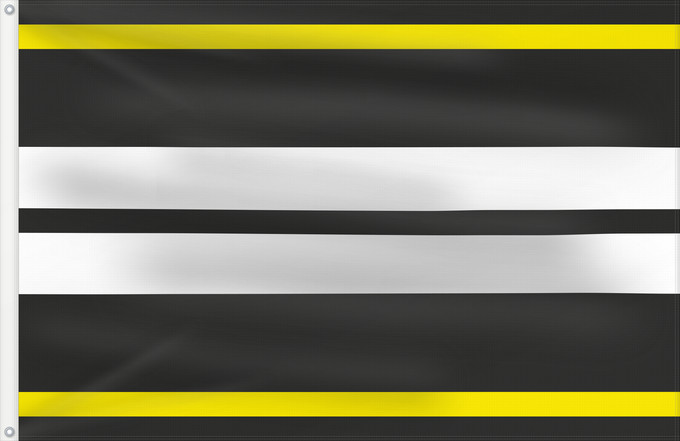 Drapeau, avec deux œillets métalliques et guindant renforcé : Indian Army Service Corps