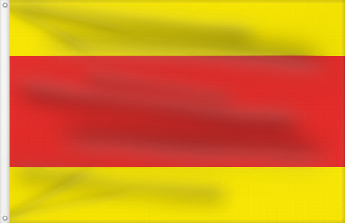 Drapeau, avec deux œillets métalliques et guindant renforcé : Maharaja of Jammu and Kashmir  1846-1936	Maharaja of Kashmir and Jammu from 1846 to 1936	Maharaja du Jammu-et-Cachemire (1846-1936)	Maharajá de Jammu y Cachemira (1846-1936)	Maharaja von Jammu &amp; Kashmir von 1846 bis 1936	Maharaja di Jammu e Kashmir (1