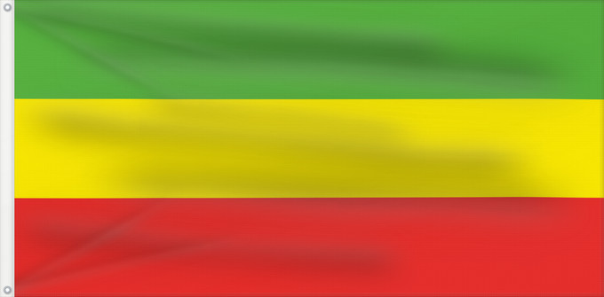 Drapeau, avec deux œillets métalliques et guindant renforcé : Palanpur