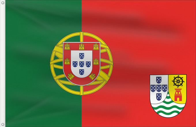Drapeau, avec deux œillets métalliques et guindant renforcé : Portuguese India  1965 proposal	Proposed flag of Portuguese India	Inde portugaise (proposition de 1965)	India Portuguesa (propuesta de 1965)	Portugiesisch-Indien (1965 Vorschlag)	India portoghese (proposta 1965)