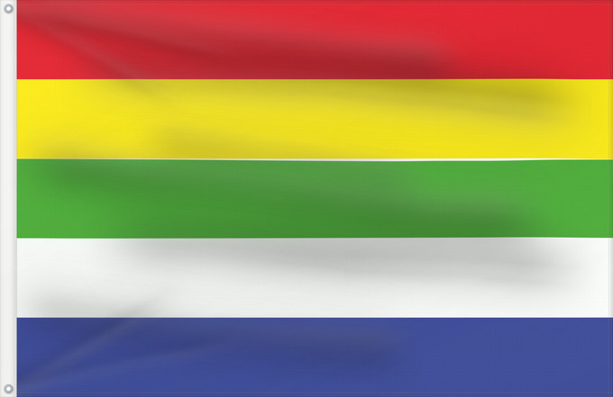 Drapeau, avec deux œillets métalliques et guindant renforcé : Rajashtan	Rajasthan	Rajastán
