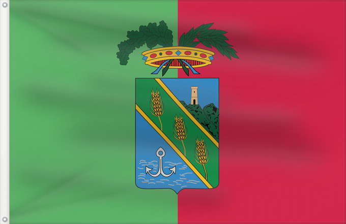 Flag, with two metal eyelets and reinforced hoist: Latina	Province of Latina	Province de Latina	Provincia de Latina	Provinz Latina	Provincia di Latina