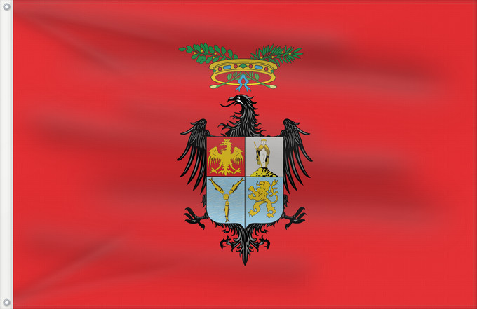 Bandera, con dos ojales metálicos y lado del asta reforzado: Palermo Province	Province of Palermo	Province de Palerme	Provincia de Palermo	Provinz Palermo	Provincia di Palermo