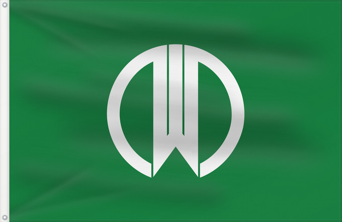 Drapeau, avec deux œillets métalliques et guindant renforcé : Yamagata