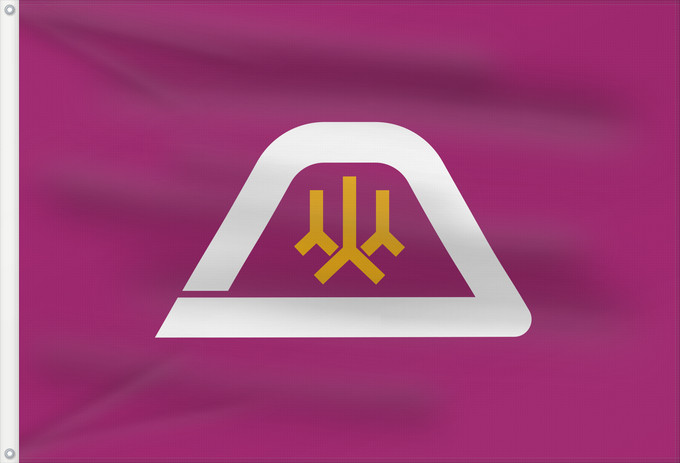 Drapeau, avec deux œillets métalliques et guindant renforcé : Yamanashi Prefecture	Yamanashi	Prefectura de Yamanashi	Präfektur Yamanashi	山梨県旗（1966年12月1日制定）
