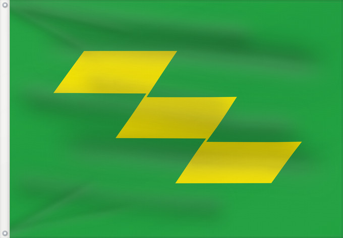 Flagge, mit zwei Metallösen und verstärktem Besatzband: Miyazaki Prefecture Miyazaki Hayao Miyazaki Präfektur Miyazaki