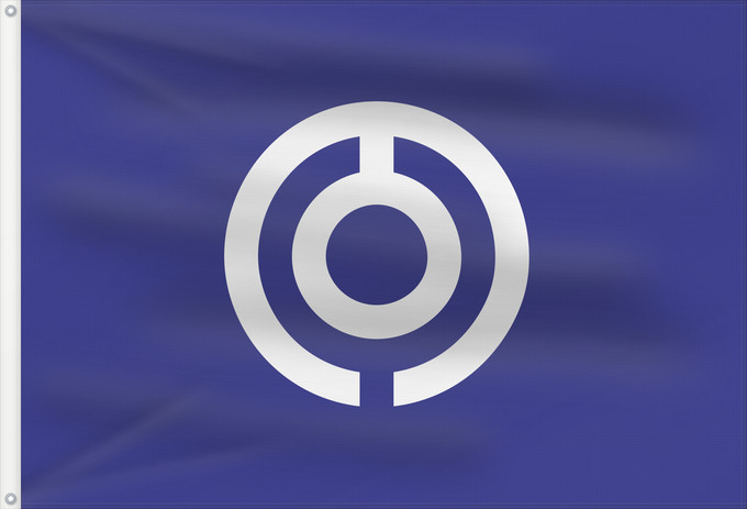 Drapeau, avec deux œillets métalliques et guindant renforcé : Ishigaki, Okinawa 石垣市旗