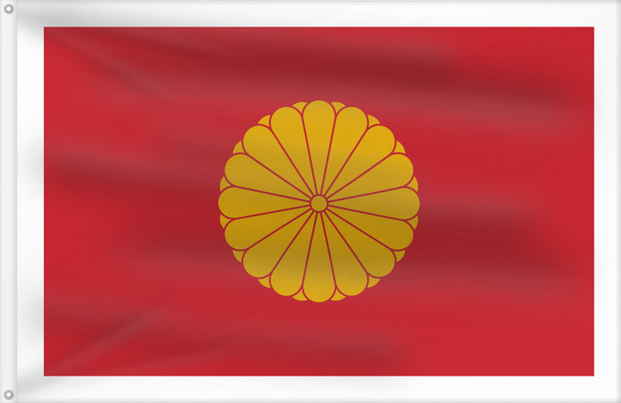 Flag, with two metal eyelets and reinforced hoist: Japan Sessyo