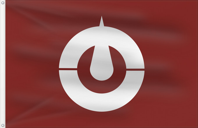Flag, with two metal eyelets and reinforced hoist: Kochi Prefecture Kochi prefecture, Japan Préfecture de Kōchi Prefectura de Kochi Kochi Präfektur Prefettura di Kōchi