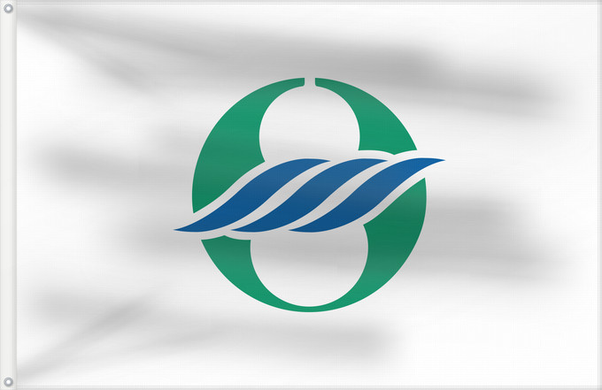 Drapeau, avec deux œillets métalliques et guindant renforcé : Nagahama, Shiga	Nagahama, Shiga  White background variant	Nagahama, Shiga (variante fond blanc)	Nagahama, Shiga (variante de fondo blanco)	Nagahama, Shiga (weißer Hintergrund)	Nagahama, Shiga (variante sfondo bianco)	長浜市旗 白地
