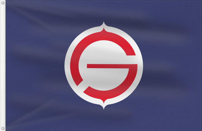 Flag, with two metal eyelets and reinforced hoist: Tomakomai, Hokkaido De Tomakomai, Hokkaido 苫小牧市旗 점소목시기 도마코마이 시 苫小牧市旗