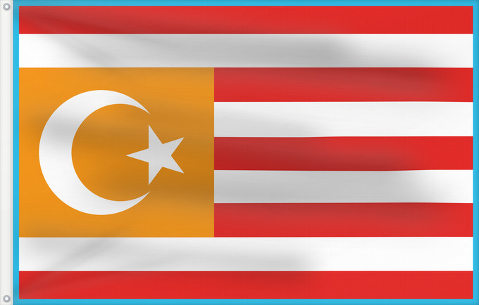 Flag, with two metal eyelets and reinforced hoist: Turkestan	Turquestán Unificado	Turquestan Unificat