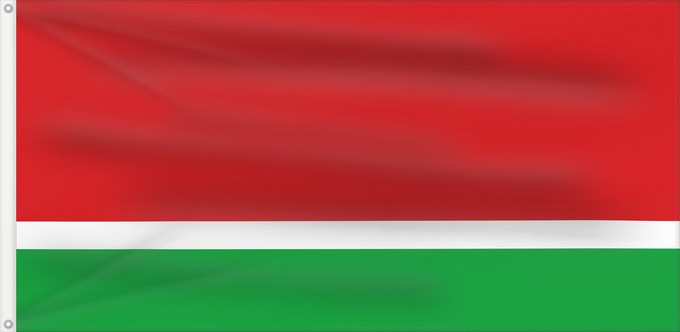 Drapeau, avec deux œillets métalliques et guindant renforcé : Lithuanian Soviet Socialist Republic  1953–1988, reverse	Lithuanian Soviet Socialist Republic, reverse side	RSS de Lituanie (1953–1988, revers)	República Socialista Soviética de Lituania (1953–1988, reverso)	Litauische SSR (1953–1988, Rückseite)	RSS Litua