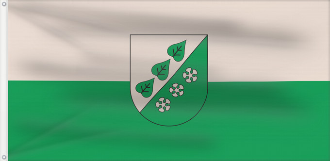 Bandiera, con due occhielli metallici e lato dell'asta rinforzato: Sigulda	Sigulda, Latvia	Siguldas pilsētas	Прапор Сігулди