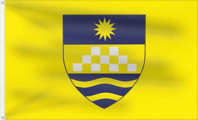 Bandera, con dos ojales metálicos y lado del asta reforzado: Karpoš Municipality, North Macedonia	Karpoš Municipality	Municipalité de Karpoš	Municipio de Karpoš	Gemeinde Karpoš	Municipalità di Karpoš	Знаме на Општина Карпош