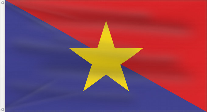 Drapeau, avec deux œillets métalliques et guindant renforcé : Mm army 2